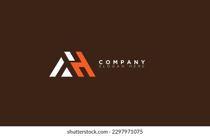 AH Alphabet Buchstaben Initial Monogram Logo HA, A und H