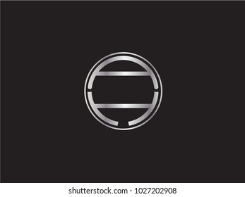 AH circle Shape Letter Design