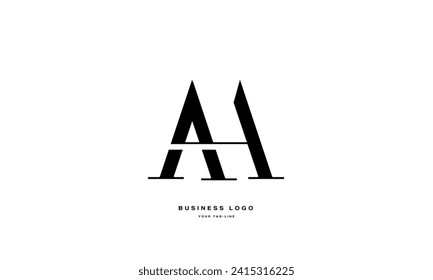 AH, HA, A, H, Abstract Letters Logo Monogram