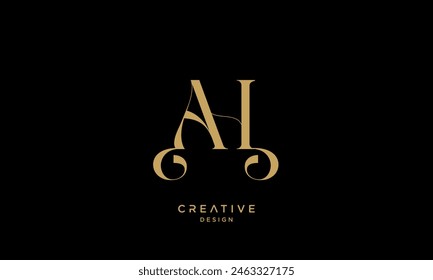 AH, HA, A, H, Abstract Letters Logo Monogram