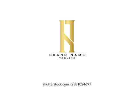 AH, HA, Abstract initial monogram letter alphabet logo design