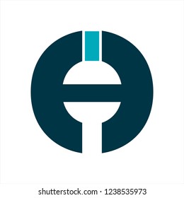 AH, HA, AHI initials geometric letter company logo