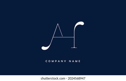 AH, HA Alphabets Letters Logo Monogramm