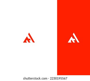 AH, HA Letter Logo Vektorvorlage Abstraktes Monogramm Symbol . Für Business Sports, Technologie, Mode, Digital- und künftiges kreatives Logo verwendbar
