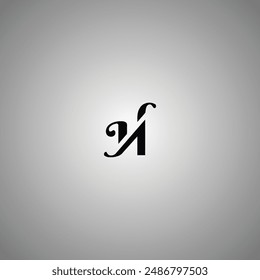 AH or HA Logo Design