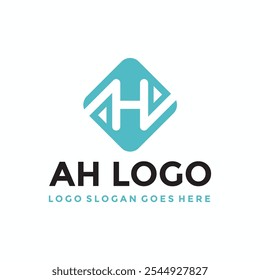 AH HA Monogram logo vector image