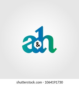ah Letter Logo Design. Creative Letter Logo Template.