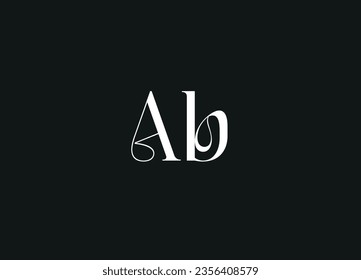 AH letter logo design and monogram