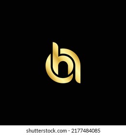 Plantilla de diseño de logotipo de letras Ah