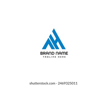 AH Letter Logo design Template