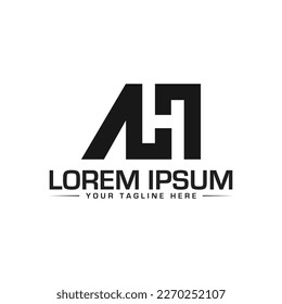 Logo-Design für AH-Buchstaben einzigartig und modern