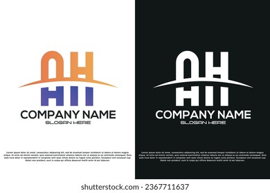AH Letter Logo Vector Design
