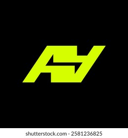 AH Letter Sports Company logo design