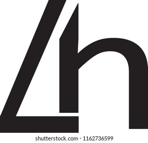 ah letter vector logo