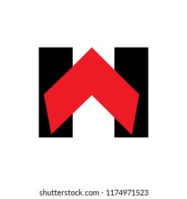 ah letter vector logo. ha letter vector logo