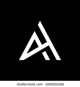 AH logo design. AH Letter Logo Desig. Initial letter AH logotype company logo design. A H vector logo for business and company. 