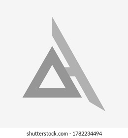 Diseño del logo AH. Diseño del logotipo de la carta AH. Letra inicial Diseño del logotipo de la empresa de logotipo de logotipo AH. Un logotipo vectorial H para empresas y empresas.
