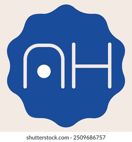The AH logo features a contemporary, minimalist design that highlights elegance and innovation. Its clean lines and bold presence make it a distinctive and professional choice for any brand.