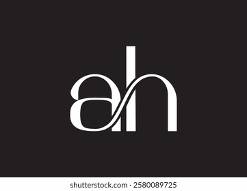 AH Logo Hand Drawn Signature logo