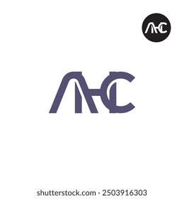 AHC Logo Letter Monogram Design Initials