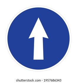 1,407 Ahead only sign Images, Stock Photos & Vectors | Shutterstock