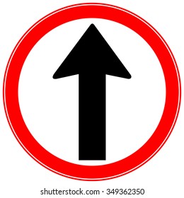 ahead only Vector EPS10