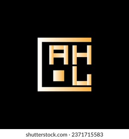 AHL letter logo vector design, AHL simple and modern logo. AHL luxurious alphabet design  