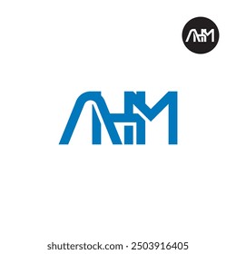 AHM Logo Letter Monogram Design