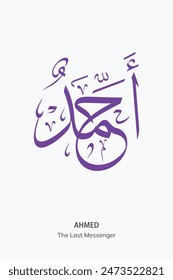 Ahmad Name In Arabic-Prophet muhammad name in arabic