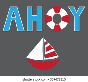 Ahoy Sailboat