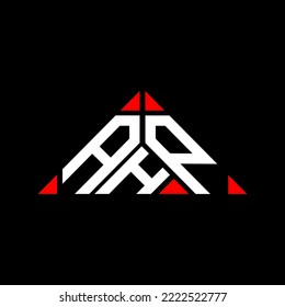 AHP letter logo creative design with vector graphic, AHP simple and modern logo in triangle shape.