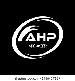 AHP letter logo Design. AHP Simple and modern monogram logo. AHP Abstract Alphabet vector Design.