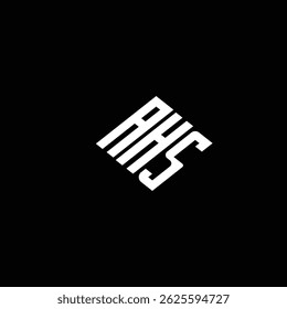 AHS letter logo design on black background.
AHS letter business logo design.
AHS creative initials letter logo concept.