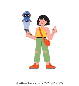 Ilustração do AI Advisor Vetor EPS 10 Arquivo