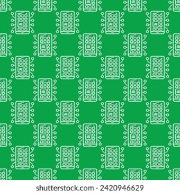 Aplicación AI sobre el vector de pantalla de Smartphone Inteligencia artificial concepto patrón lineal verde transparente