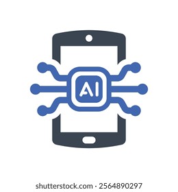 Ai application icon, Vector graphics