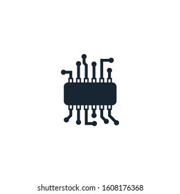 AI Architecture creative icon. From Artificial Intelligence icons collection. Isolated AI Architecture sign on white background