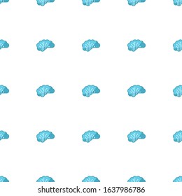 AI Architecture icon pattern seamless isolated on white background. Editable flat AI Architecture icon. AI Architecture icon pattern for web and mobile.