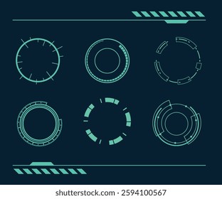 Ai artificial intelligence for cyber technology and futuristic concepts. Head up display interface with icon and technology design element