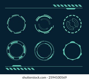 Ai artificial intelligence for cyber technology and futuristic concepts. Head up display interface with icon and technology design element