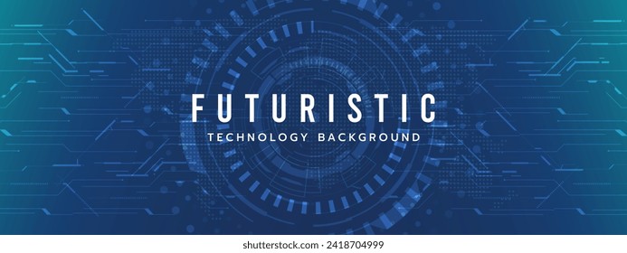AI or Artificial intelligence digital technology futuristic circuit digital. Abstract futuristic curve digital line design.Modern futuristic design.Digital pattern technology.Vector illustration.