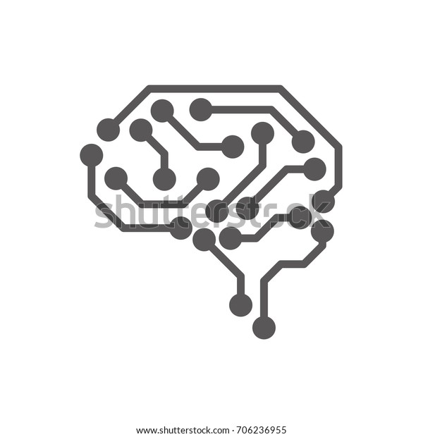 Ai Artificial Intelligence Icon Stock Vector Royalty Free