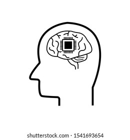AI (artificial intelligence) icon image