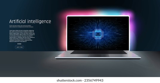 AI artificial intelligence robot support.Voice assistant concept. Vector sound wave. Voice and sound recognition equalizer wave flow background. Voice assistant modern concept.  