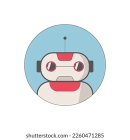 Ai artificial intelligence technology hi tech business icon. open Ai icon, smart bot, robot character on white background, Abstract, vector. design for chatbot, web banner, tech, wen site.  