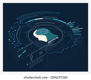 AI Artificial Intelligence Vector Illustration