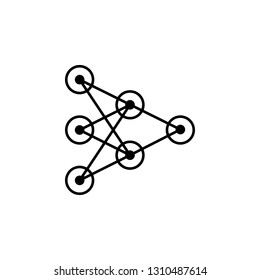 ai, artificial, learning, network, neural icon. Element of future pack for mobile concept and web apps icon. Thin line icon for website design and development, app development