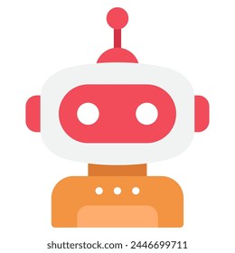 AI Assistant Future things icon illustration