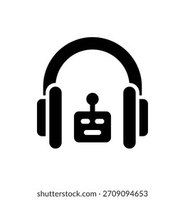 Ícone de Glifo do Assistente do AI. Ícone do Assistente do AI