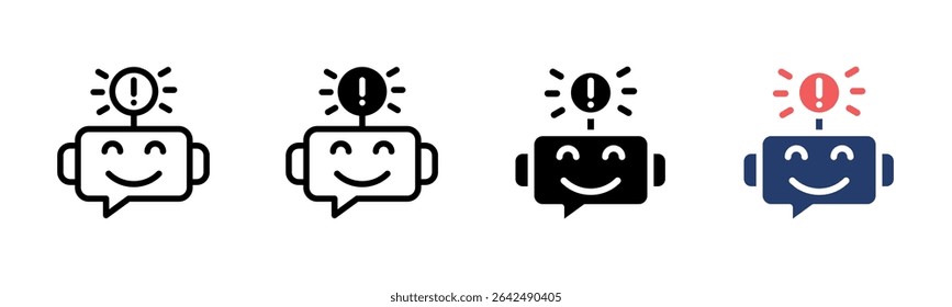 Ai Assistant icon sheet multiple style collection